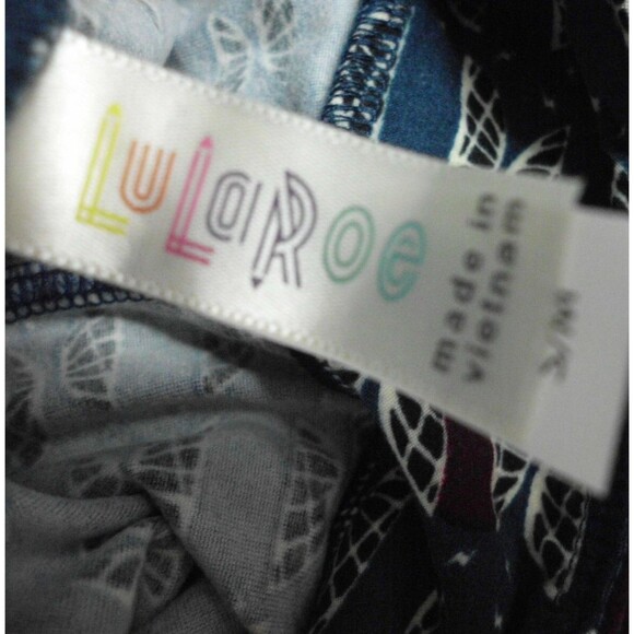 LuLaRoe Kids Buttery Soft Leggings Size S/M Small Medium Lot of 4 Print - Picture 5 of 9